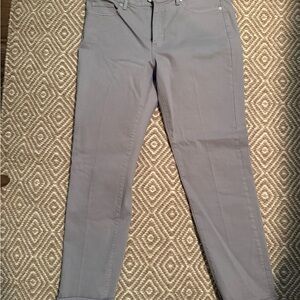 Banana Republic Gray Straight-Leg Jeans